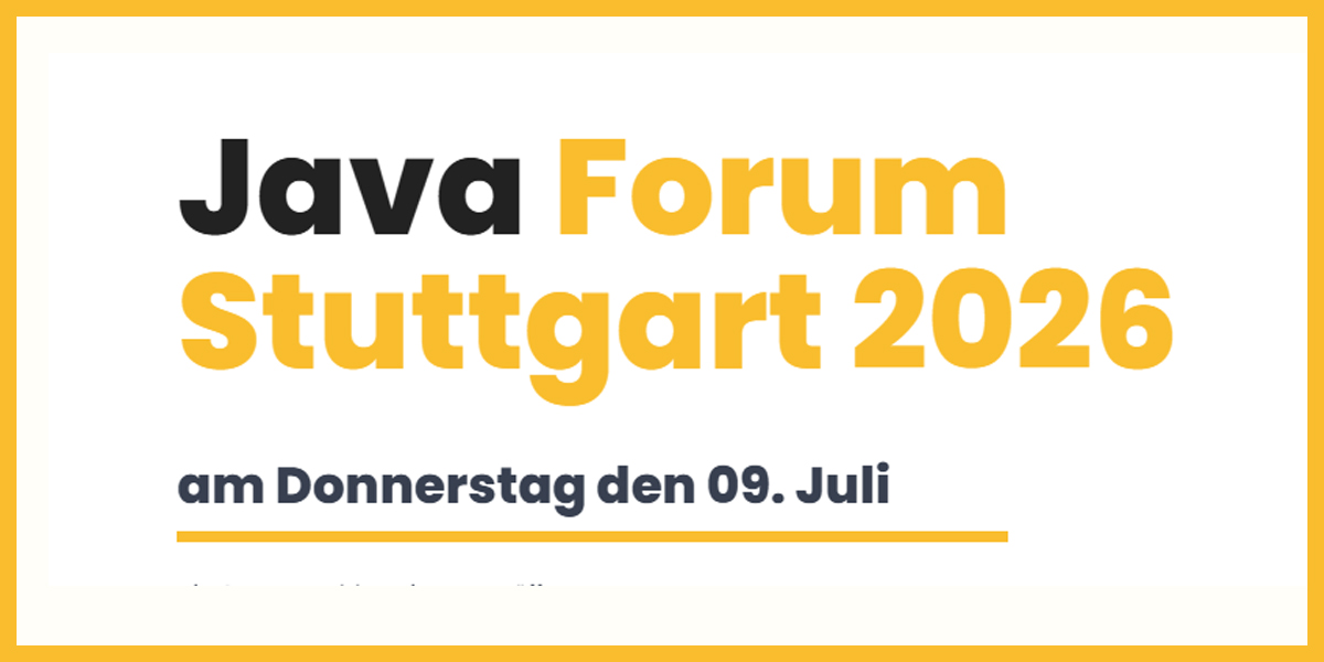 Java Forum Stuttgart 2026 - JUGS